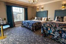 Dbl dbl mushroom wall blue throw