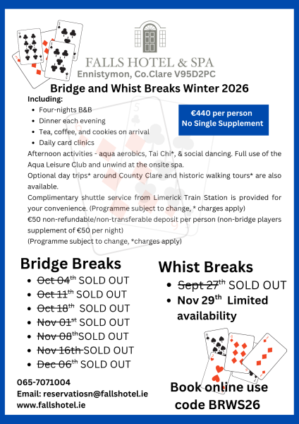 Bridge and Whist Winter 2026 poster